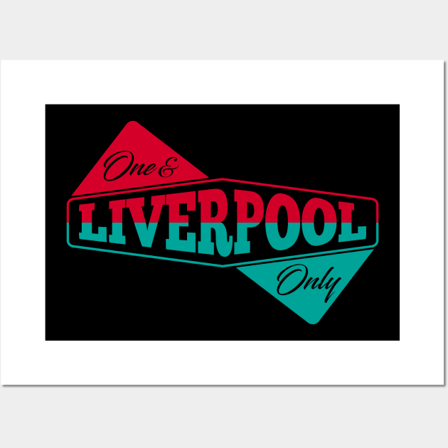 Liverpool City - England Wall Art by VISUALUV